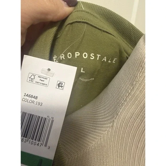 Aeropostale Classic Green  Aeropostle NY 1987 Size Large T-Shirt - Picture 4 of 5